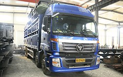 中煤集团一批矿用平板车发货济南平阴