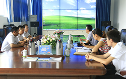 热烈欢迎国税局领导莅临山东中煤集团视察指导