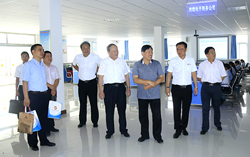 热烈欢迎市商务局、中国人民银行领导莅临集团考察调研