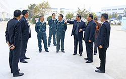 热烈欢迎高新区党工委领导莅临集团考察合作