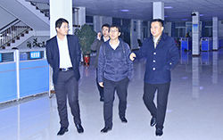 热烈欢迎市经信委、清华大学、华为公司等领导莅临集团参观考察