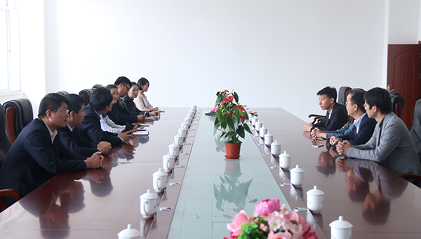 热烈欢迎山东灵动信息科技有限公司领导一行莅临中煤集团洽谈合作