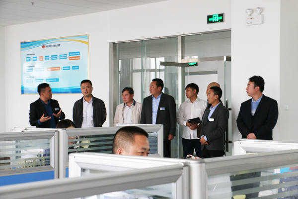 热烈欢迎烟台市高新区福山园管委会领导一行莅临中煤集团参观考察