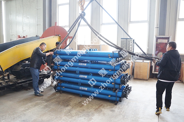 中煤集团第三批悬浮式单体液压支柱发往新疆