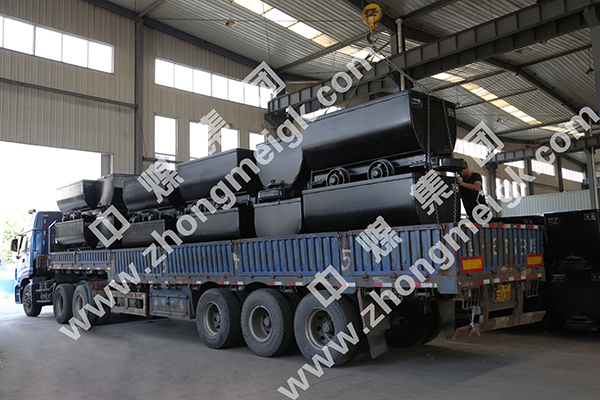 中煤集团一批固定式矿车发往菏泽