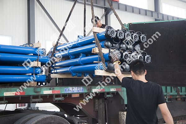 中煤集团一批矿用单体液压支柱设备发往山西朔州